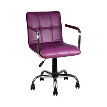 Mobilyakeyfi Bürocci Carla Çalışma Koltuğu-Mor Deri-9503D0124