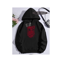 Tarzsokak Kapşonlu Sweatshirt Siyah Carnifex Özel Tasarım