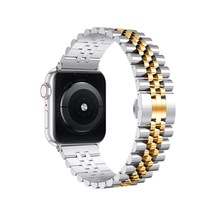 Forzacase Apple Watch Ultra 4 49mm İle Uyumlu Rolex Tasarım Metal Kordon Kayış - Fc878