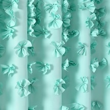 Lush Decor Riley Duş Perdesi, 182,88 Cm X 182,88 Cm, Aqua 000 Açık Krem
