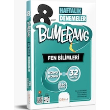 Günay Yayınları 8. Sınıf Lgs Bumerang Fen 32 Deneme
