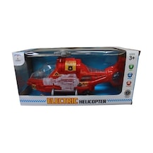Ctoy Sesli Ve Işıklı İtfaiye Helikopteri Çok Renkli