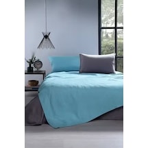 Özdilek Colormix Tek Kişilik Pike Takımı %100 Pamuk Yumuşak Dokulu Modern Petrol Gri