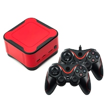 M12 Mini Cube Arcade Oyun Konsolu HD TV Oyun Denetleyiciler Siyah 128GB