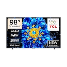 Tcl 98P8L 98" 248 Ekran Uydu Alıcılı Smart 4K UHD QLED Google TV