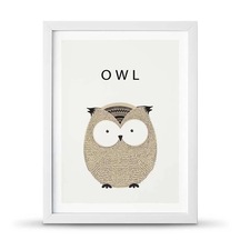 Owl Baykuş Poster Çerçeve 30x40 Cm Büyük Boy