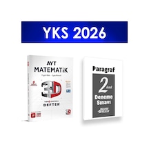 2026 Ayt Matematik Video Ders Defteri 3d Paragraf Deneme Hediyeli