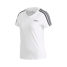 Adidas Essentials 3 Bantlı Tişört White / Black White / Black
