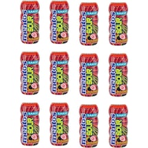 Mentos Sour Çilek Aromalı Şekersiz Tatlandırıcılı Ekşi Draje Sakız 30 G X 12 Adet