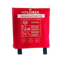 Lorex Lr-fb1518c Çantalı Yangın Battaniyesi, 150cm X 180cm 1
