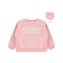Civil Girls Born To Shine 2-5 Yaş Sweatshirt - Pudra Koyu Pudra