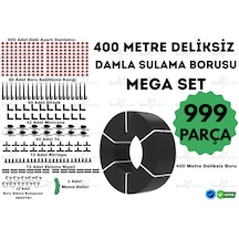 Lovemygarden 400 Metre Deliksiz Damla Sulama Borusu Ve Mega Sulama Seti - Ø16 Mm