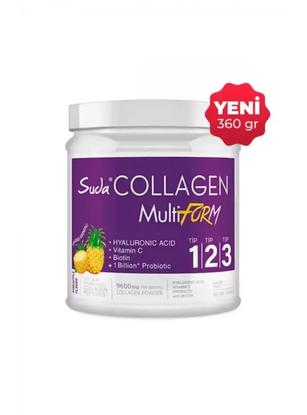 Suda Collagen Multiform Toz Kutu Ananas Aromalı 360 Gr