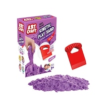 03689 , Aksesuarlı Mor Kinetik Oyun Kumu 500 Gr