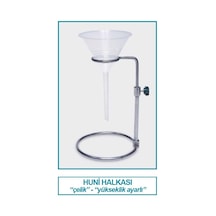 İSOLAB 042.06.010 huni halkası standı - ayarlanabilir yükseklik (