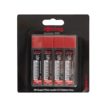 Super Polimer Kurşun Kalem Ucu 2b , 4'lü Paket, 0.7 Mm - 2094211 Siyah
