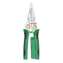 Çok İşlevli 8'i 1 Arada Paslanmaz Çelik Pense, Elektrikçi Özel Tel Kesme Tel Sıyırma Pensesi