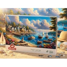 Mutlu Yelkenler Kasabası 260 Parça Puzzle