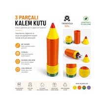 Renkli Kalemlik Turuncu - 932354995 Turuncu
