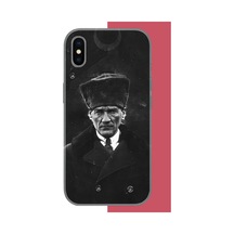 İphone X-xs Uyumlu Atatürk 2 Uv Baskılı Silikon Kılıf Renkli