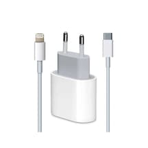 20W Hızlı Şarj Aleti Seti 20W Adaptör Usb-C Kablo