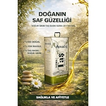 Ayvalık Natürel Soğuk Sıkım Sızma 5l 4800gr Zeytinyağı