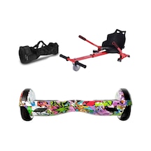 Citymate Elektrikli Kaykay Hoverboard Akıllı Denge 6.5 Inch + Hoverkart + Çanta Extrem Paket D04