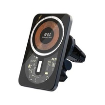 Wondernest T11 Araç Hava Firar Dağı Manyetik Kablosuz Şarj Cihazı - Hızlı Şarj Std