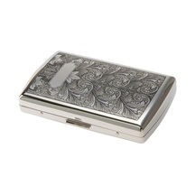 Pearl Japan Venus Metal Kısa Sigara Tabakası Arabasque Krom 12li