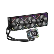 1st Player X Starship E X360e Mm Siyah Argb Dijital Ekran Am5 / Lga 1851 Işlemci Sivi Soğutucu