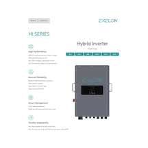 Exelon 12 Kw Trifaze Lv 48v On Grid Hibrit İnverter