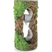 Feng Şui Kum Saati Dragon Ejderha Polyester Cam Feng Şui Yeşil