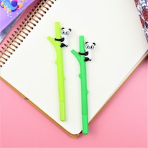Sevimli Yeşil Panda Jel Kalem