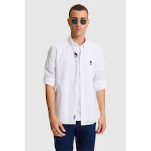 U.S. Polo Assn. U.s. Polo Assn. Erkek Beyaz Gömlek Basic 50324638-vr013