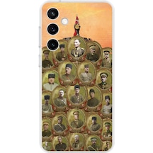 Samsung Galaxy S23 Fe Uyumlu Atatürk Ve Kurtuluş Savaşı Komutanları Baskılı Silikon Kılıf Renkli