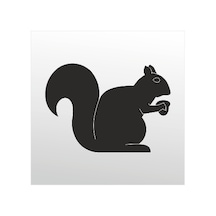 Folyo Sticker Sincap 60cm Uzunluk Siyah