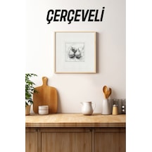 Ahşap Çerçeveli Mdf Kare Tek Tablo Kendi Tablo Setinizi Oluşturacağınız Liste Mutfak03 42 X 42 Çerçeveli Tx1098