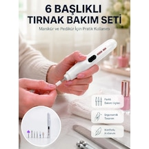 Mey İthalat Kurutma Özellikli Manikür Pedikür Cihazı Şarj Edilebilir