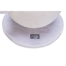 Karlıe - 81 - Kedi Tırmalama Küresi Bolly - Novapazr - Beyaz 30.5cm