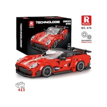 Reobrix Creator 676 Ferrari 599xx Spor Araba Yaratıcı Yapı Blok Seti Building Blocks - 413 Parça