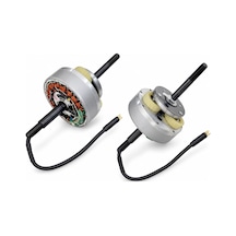 Skyjet Nitro Pro Ve Rks Uyumlu 36v 250w Fırçasız Brushless Elektrikli Bisiklet Motoru Gümüş
