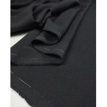 Siyah Renkte Krep Kumaş En 140 Cm X Boy 385 Cm -9586 Siyah