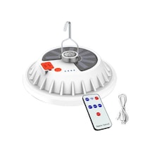 Güneş Işığı Şarj Edilebilir Parlaklık Asılı Yüksek 120led 2000lm Dış Mekan İçin Güneş Işığı Kamp Feneri B Çok Renkli