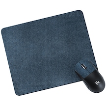 Cbtx Süet Deri Mouse Pad Kaymaz Tabanlı Oyun Çalışma Mousepad Mouse Mat, Boyut: 30x24cm - Mavi