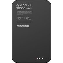 Momax IP133D Q.Mag X2 35W 20000 mAh Wireless Powerbank Siyah