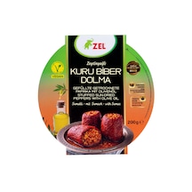 Kuru Biber Dolması Zeytinyağlı Sumaklı 200 G X 3 Adet Ödüllü Dolma, Geleneksel Türk Lezzeti