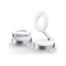 Voguecode Katlanır Vakum Adsorpsiyon Manyetik Araba Cep Telefonu Beyaz Yok Vantuzlu 5fugdb