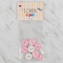 Loren Crafts 8 Li Gülen Yüz Pembe - 526