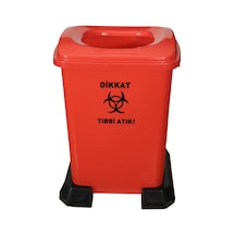 A Kalite Plastik Tıbbi Atık Çöp Konteyneri 50 Litre