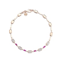 Reis Kuyumculuk T13040 Ruby Glow Bracelet Altın Bilezik